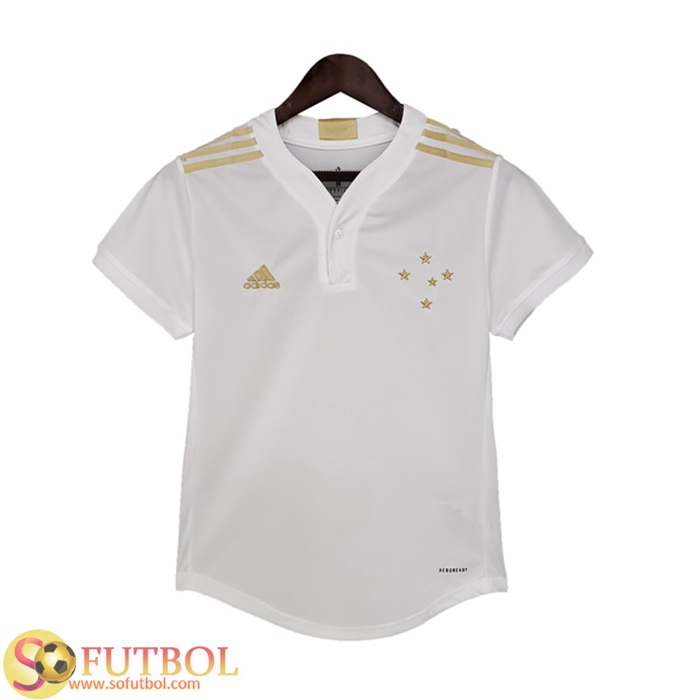 Camiseta Futbol Cruzeiro Mujer Alternativo 2021/2022 Camiseta Futbol Cruzeiro Mujer Alternativo 2021/2022