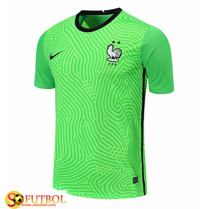 cabina inundar infierno Mejores Camiseta Futbol Francia Portero Verde 2020