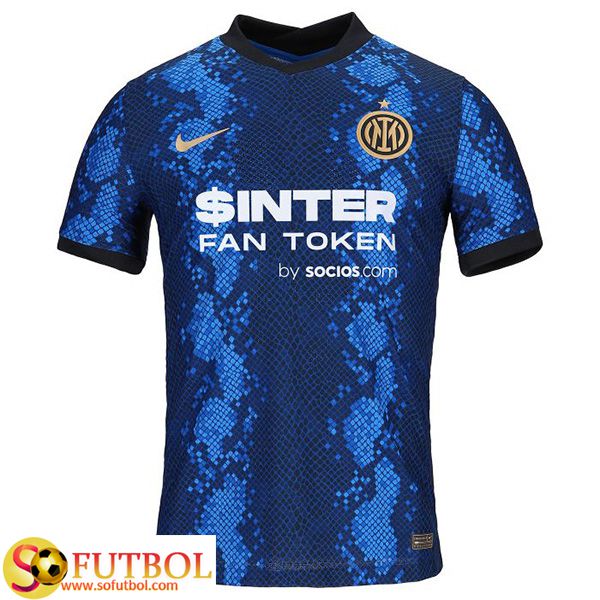 Camiseta Futbol Inter Milan Titular 2021/2022 Camiseta Futbol Inter Milan Titular 2021/2022