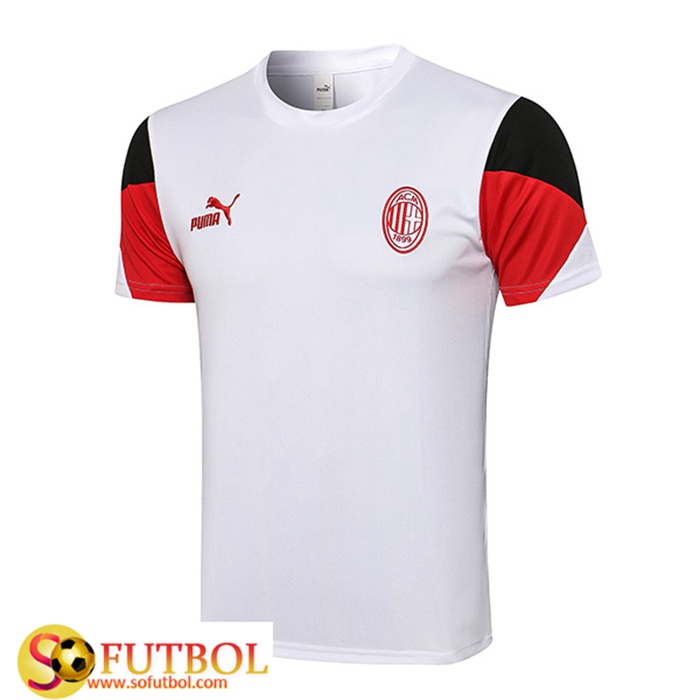 Camiseta Polo AC Milan Blanca 2021/2022