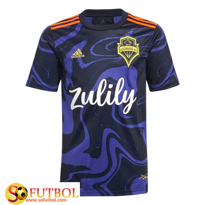 Camiseta Futbol FC Seattle Sounders Alternativo 2021/2022 Camiseta Futbol FC Seattle Sounders Alternativo 2021/2022