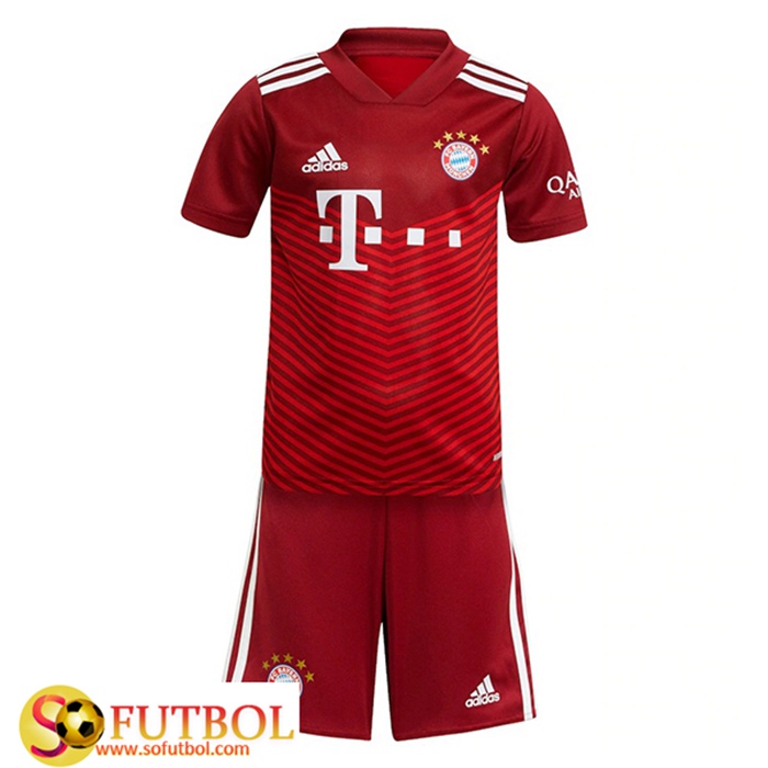 Camiseta Futbol Bayern Munich Niños Titular 2021/2022