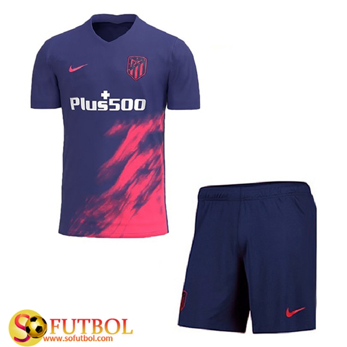 Camiseta Futbol Atletico Madrid Niños Alternativo 2021/2022