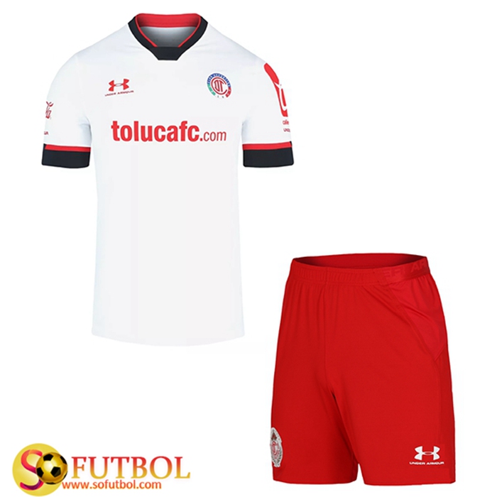 Camiseta Futbol Toluca FC Niños Alternativo 2021/2022 Camiseta Futbol Toluca FC Niños Alternativo 2021/2022