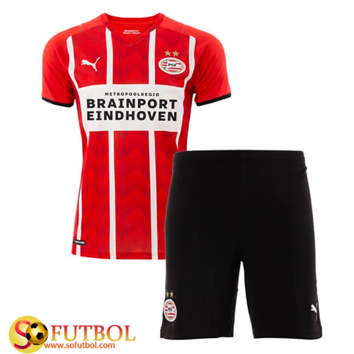 Camiseta Futbol PSV Eindhoven Niños Titular 2021/2022