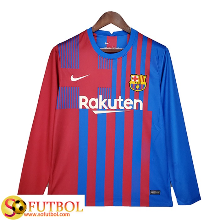 Camiseta Futbol FC Barcelona Titular Manga Larga 2021/2022