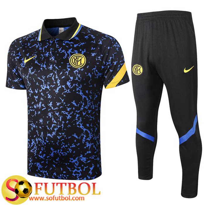 Polo Equipos De Futbol Inter Milan + Pantalones Azul 2020/2021