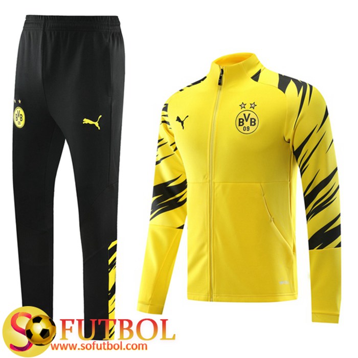 Chandal Equipos De Futbol - Chaqueta Dortmund BVB Amarillo 2020/2021
