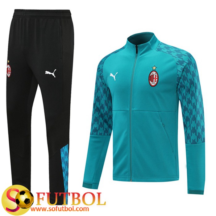 Las Chandal Equipos De Futbol - Chaqueta AC Milan Azul 2020/2021