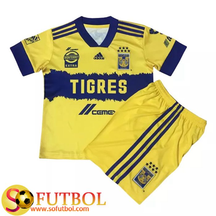 Camiseta Tigres UANL Ninos Titular 2020/2021