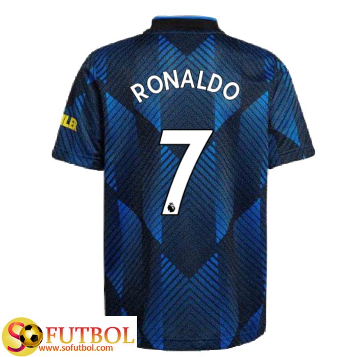 Nuevo Camiseta Futbol Manchester United Ronaldo 7 Tercero 2021/2022