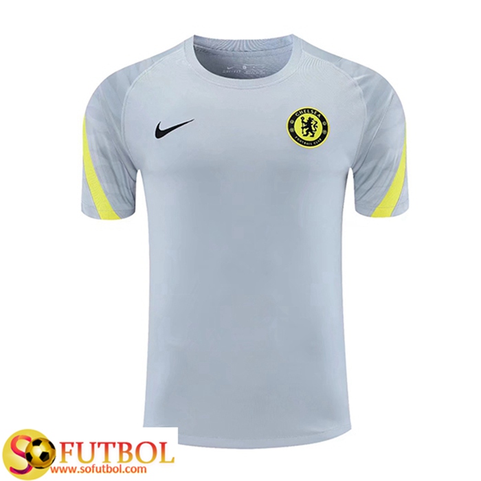 Camiseta Entrenamiento FC Chelsea Gris/Amarillo 2021/2022