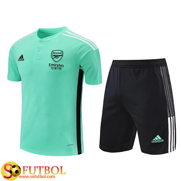 Camiseta Entrenamiento FC Arsenal + Cortos Verde 2021/2022