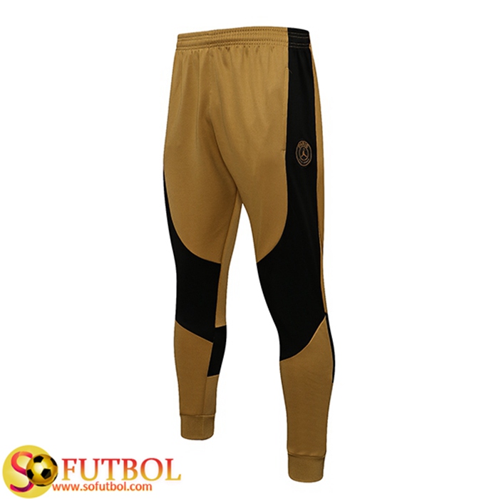 Pantalon Entrenamiento Jordan PSG Amarillo/Negro 2021/2022