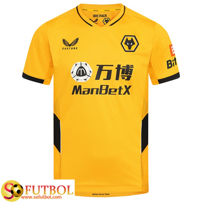 Camiseta Futbol Wolves Titular 2021/2022