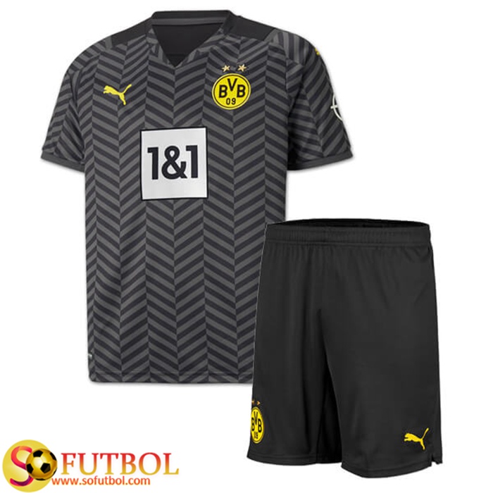 Camiseta Futbol Dortmund BVB Ninos Alternativo 2021/2022