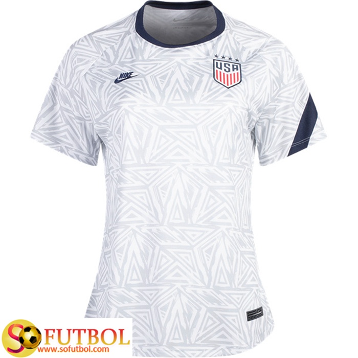 Camiseta Futbol Estados Unidos Mujer Titular 2021/2022