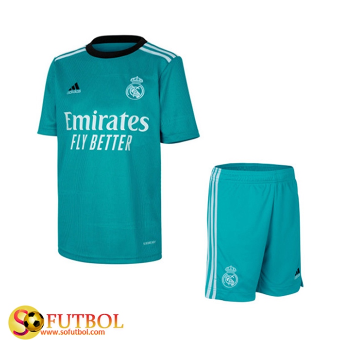 Camiseta Futbol Real Madrid Ninos Tercero 2021/2022