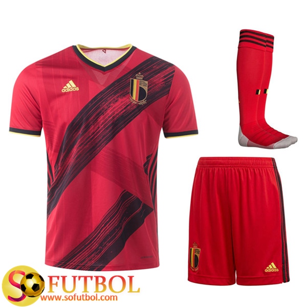 Traje Camisetas Futbol Belgica Primera (Cortos+Calcetines) 2020/2021