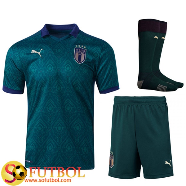 Traje Camisetas Futbol Italia Tercera (Cortos+Calcetines) 2020/2021