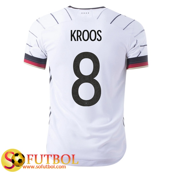 Camisetas Futbol Alemania (Kroos 8) Primera UEFA Euro 2020