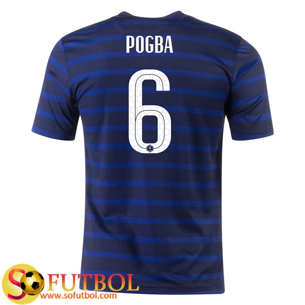 Camisetas Futbol Francia (Pogba 6) Primera UEFA Euro 2020