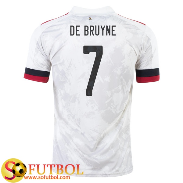 Camisetas Futbol Belgica (DE bruyne 7) Segunda UEFA Euro 2020