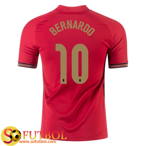 Camisetas Futbol Portugal (BERNARDO 10) Primera UEFA Euro 2020