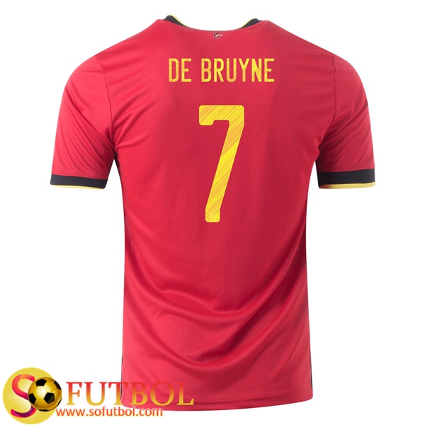 Camisetas Futbol Belgica (DE bruyne 7) Primera 2020/2021