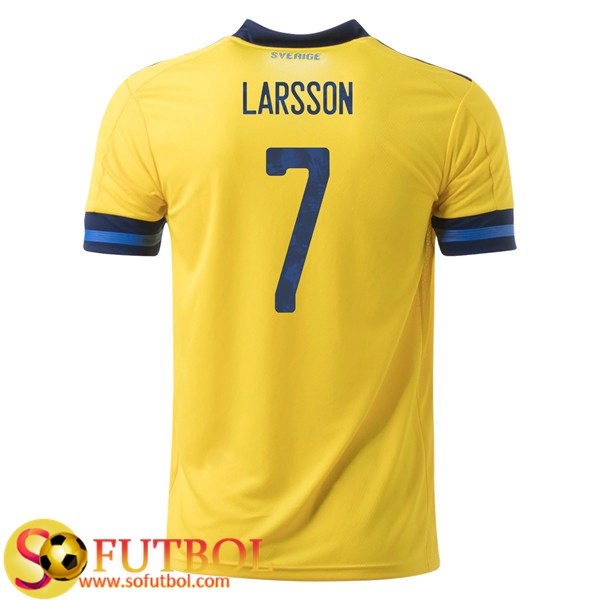 Camisetas Futbol Suecia (LARSSON 7) Primera 2020/2021