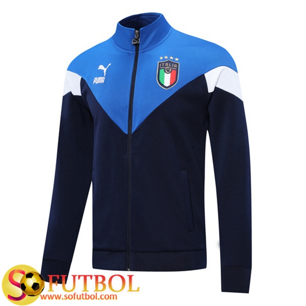 Chaqueta Futbol Italia Azul 2020 2021