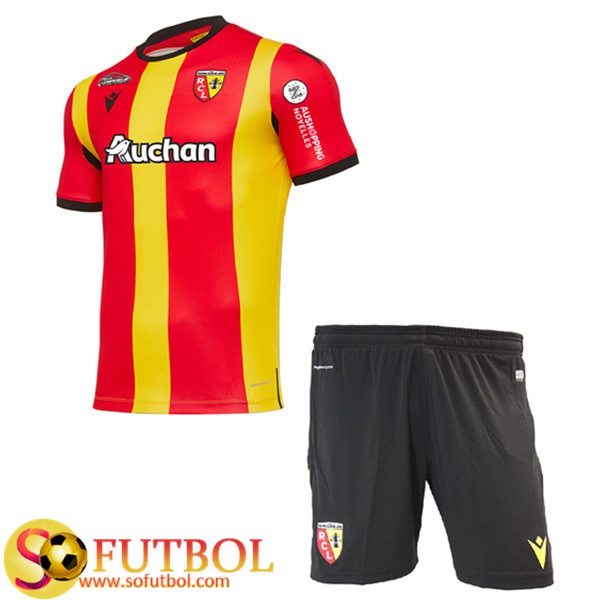 Camisetas Futbol RC Lens Ninos Primera 2020/2021 Camisetas Futbol RC Lens Ninos Primera 2020/2021
