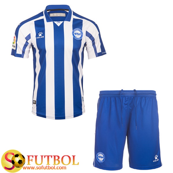 Camisetas Futbol Deportivo Alaves Ninos Primera 2020/2021 Camisetas Futbol Deportivo Alaves Ninos Primera 2020/2021