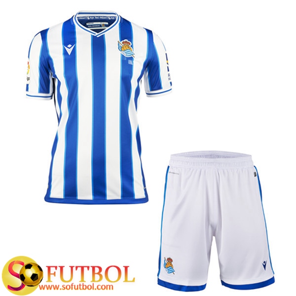 Camisetas Futbol Real Sociedad Ninos Primera 2020/2021