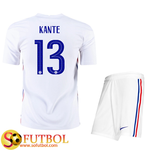 Camisetas Futbol UEFA Euro 2020 Francia (Kante 13) Ninos Segunda