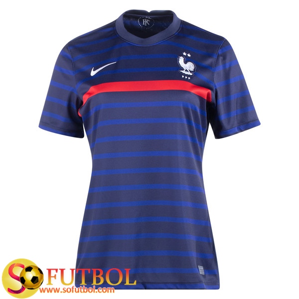 Nueva Camisetas Futbol Francia Mujer Primera UEFA Euro 2020