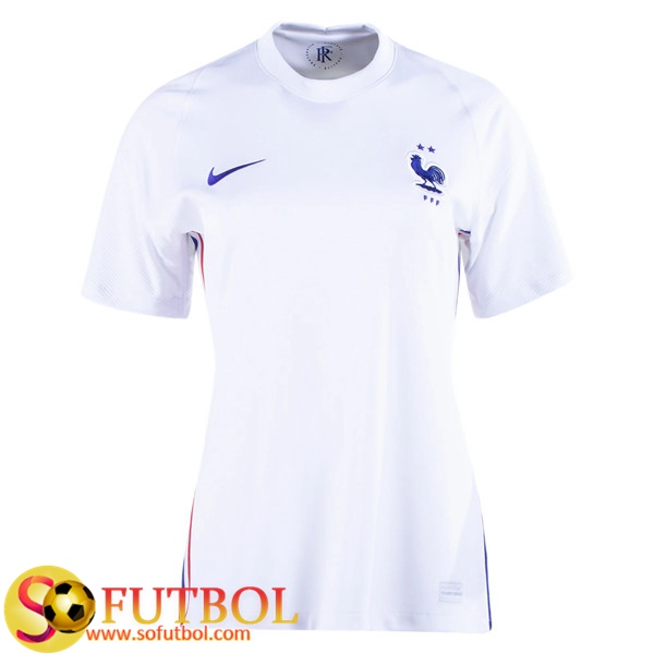 Nueva Camisetas Futbol Francia Mujer Segunda UEFA Euro 2020