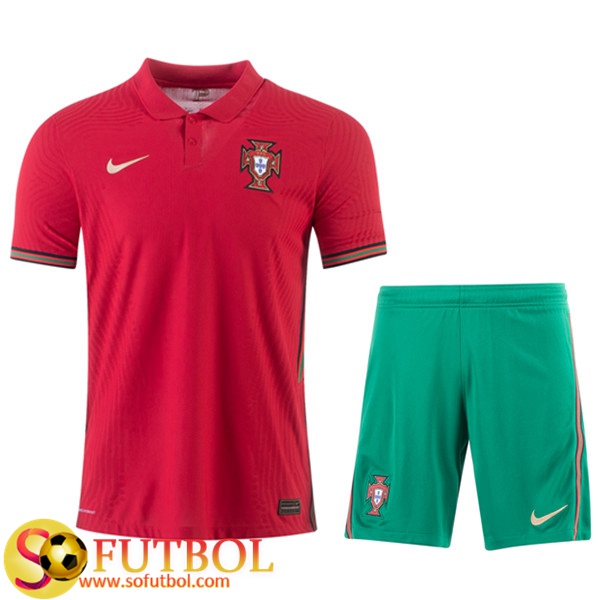 Traje Camisetas Futbol Portugal Primera + Cortos 2020/2021