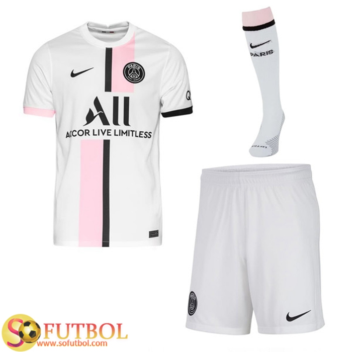Traje Camiseta Futbol Jordan PSG Alternativo (Cortos + Calcetines) 2021/2022