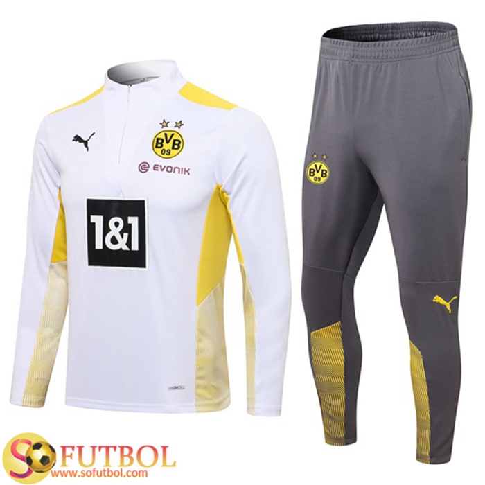 Chandal Equipos De Futbol Dortmund BVB Amarillo/Blanca 2021/2022