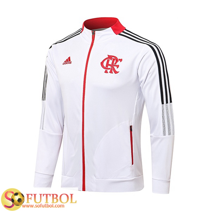 Chaquetas Futbol Flamengo Blanca 2021/2022