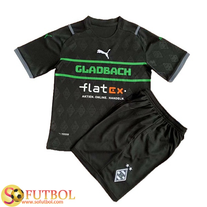 Camiseta Futbol Mönchengladbach Ninos Tercero 2021/2022