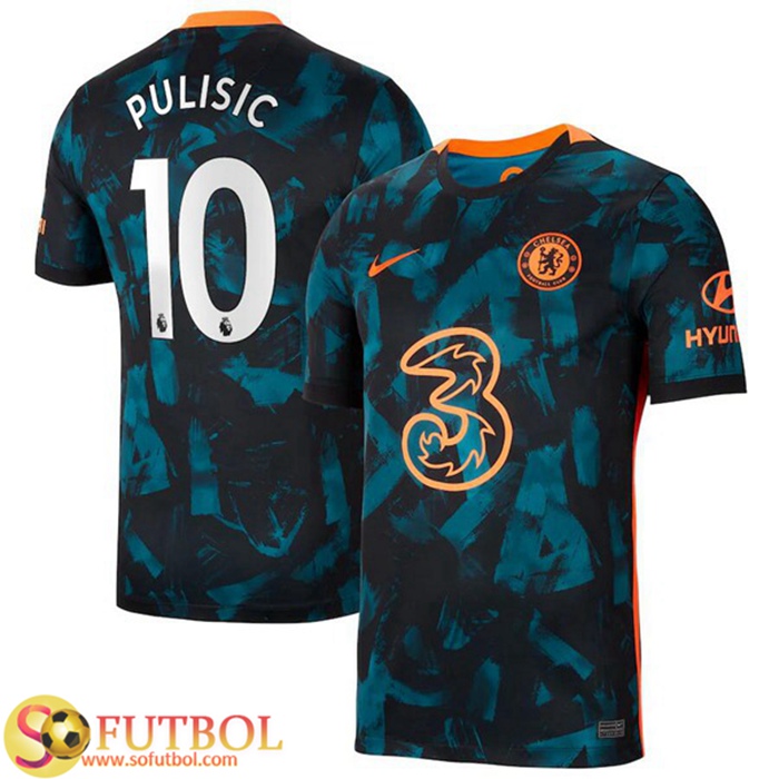 Camiseta Futbol FC Chelsea (Pulisic 10) Tercero 2021/2022