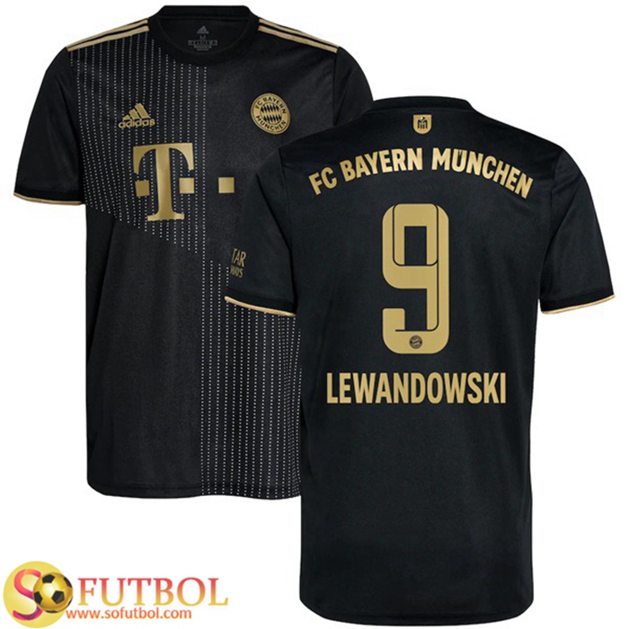 Camiseta Futbol Bayern Munich (Lewandowski 9) Alternativo 2021/2022