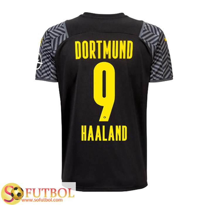 Camiseta Futbol Dortmund BVB (Haaland 9) Alternativo 2021/2022