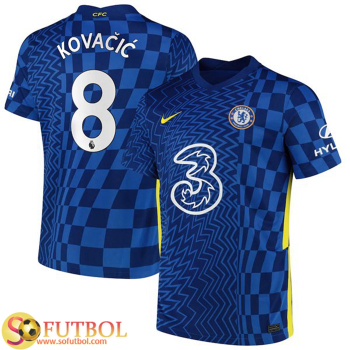 Camiseta Futbol FC Chelsea (Kovacic 8) Titular 2021/2022