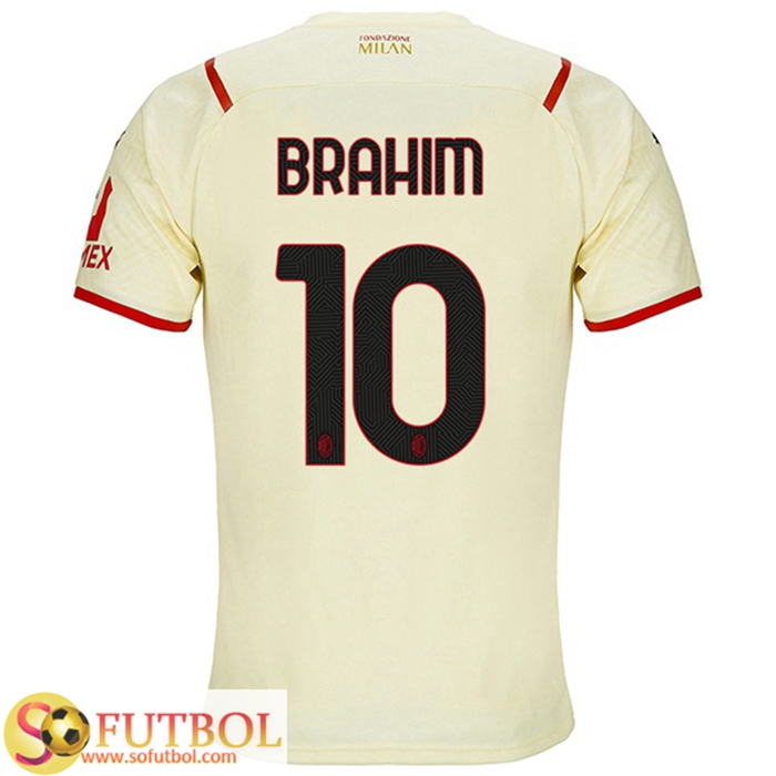 Camiseta Futbol AC Milan (BRAHIM 10) Alternativo 2021/2022