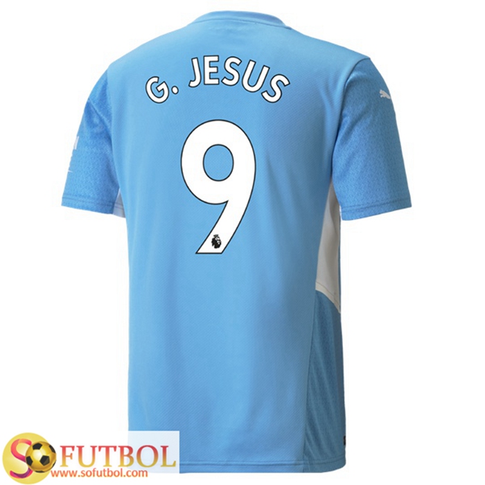 Camiseta Futbol Manchester City (G.JESUS 9) Titular 2021/2022