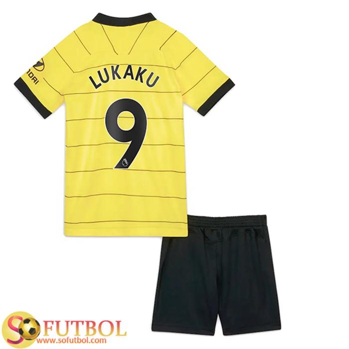 Camiseta Futbol FC Chelsea (Lukaku 9) Ninos Alternativo 2021/2022