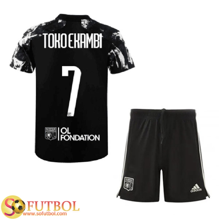Camiseta Futbol Lyon (TOKO EKAMBI 7) Ninos Tercero 2021/2022